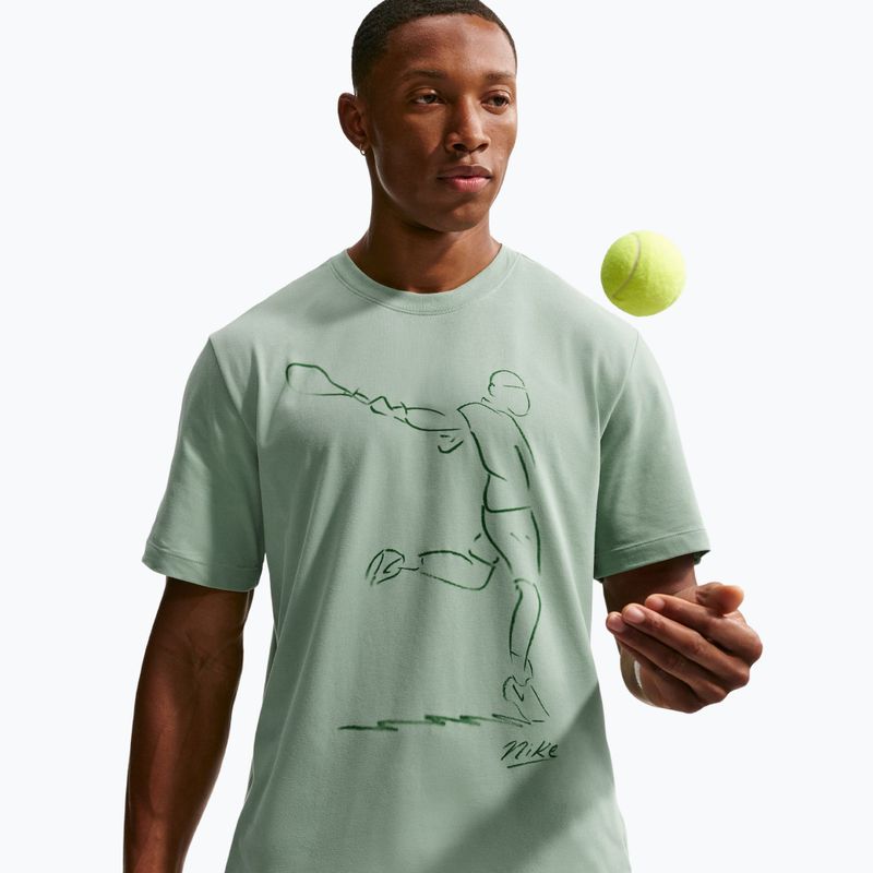 Футболка тенісна чоловіча Nike Court Dri-Fit steam 5