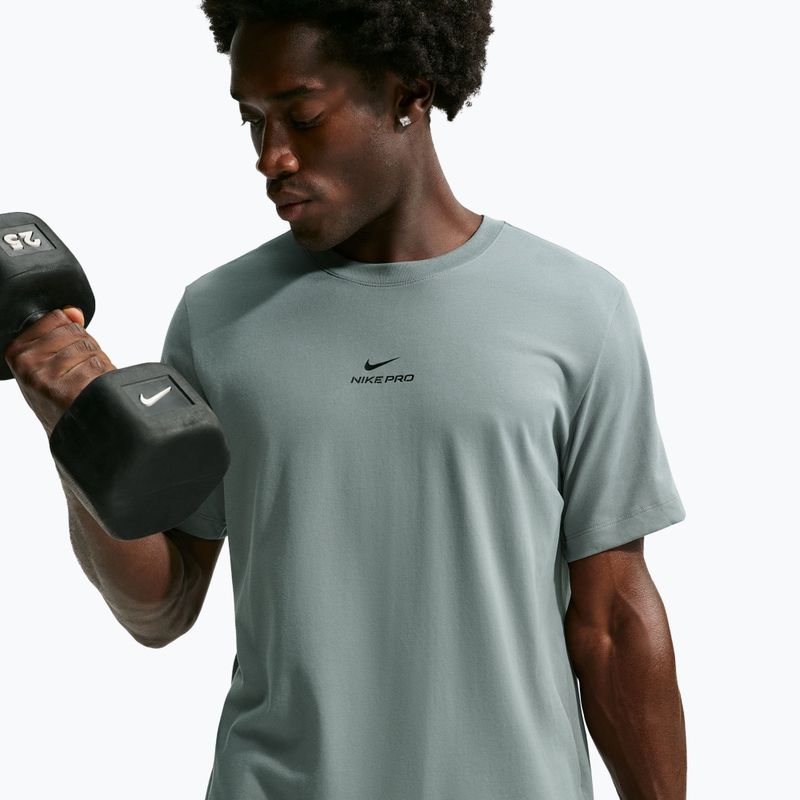 Футболка для тренувань чоловіча Nike Pro Dri-Fit smoke grey/black 5