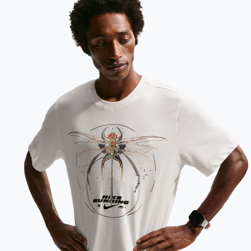 Футболка для бігу чоловіча Nike Dri-Fit Running sail 4