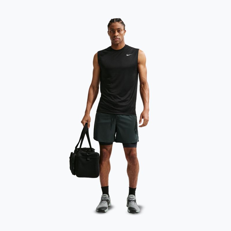 Футболка для тренувань чоловіча Nike Dri-FIT Sleeveless Training Top black/matte silver 7