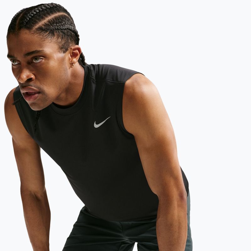 Футболка для тренувань чоловіча Nike Dri-FIT Sleeveless Training Top black/matte silver 5