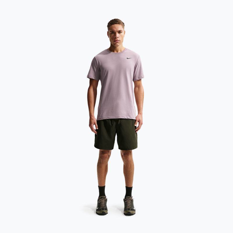 Футболка чоловіча Nike Dri-Fit light violet ore/black 2