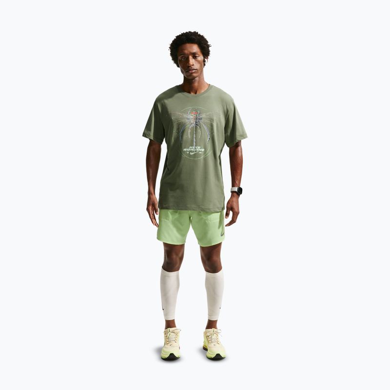 Футболка для бігу чоловіча Nike Dri-Fit Running silver sage 2