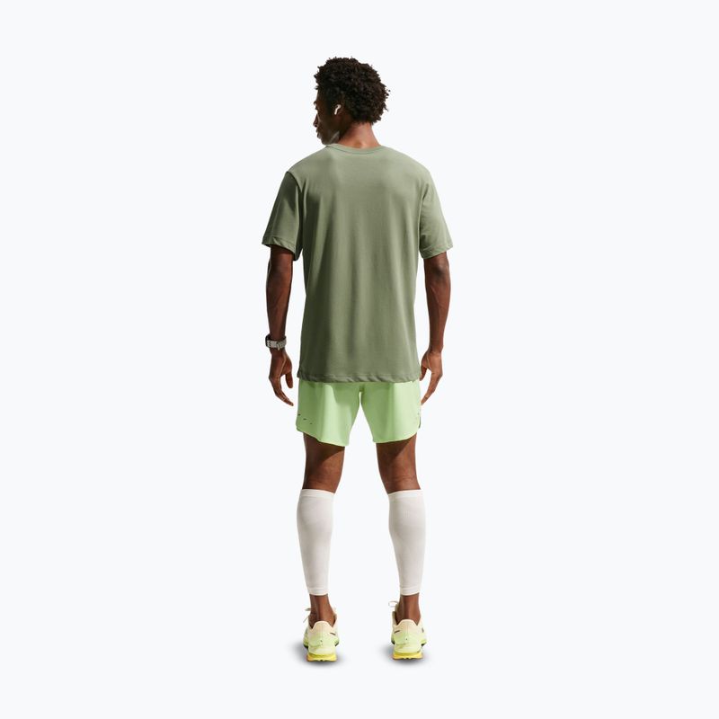 Футболка для бігу чоловіча Nike Dri-Fit Running silver sage 3