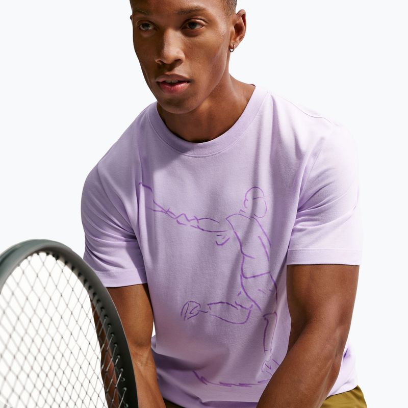 Футболка тенісна чоловіча Nike Court Dri-Fit violet mist 6