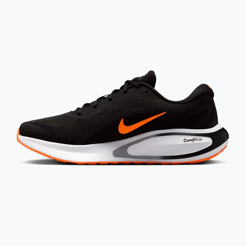Кросівки для бігу чоловічі Nike Journey Run black/anthracite/wolf grey/total orange 2