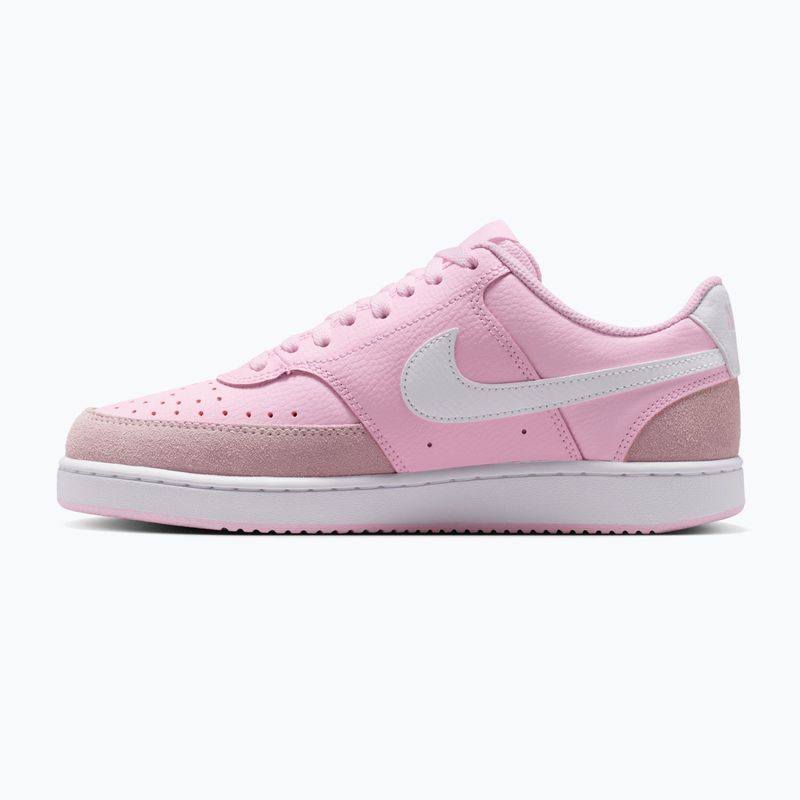 Взуття жіноче Nike Court Vision Low Suede pink foam/white 2