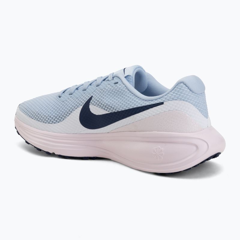 Кросівки для бігу жіночі Nike Revolution 8 hydrogen blue/white/pearl pink/blue void 3
