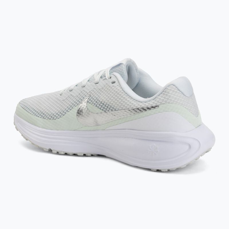Кросівки для бігу жіночі Nike Revolution 8 off white/barely green/metallic silver 3