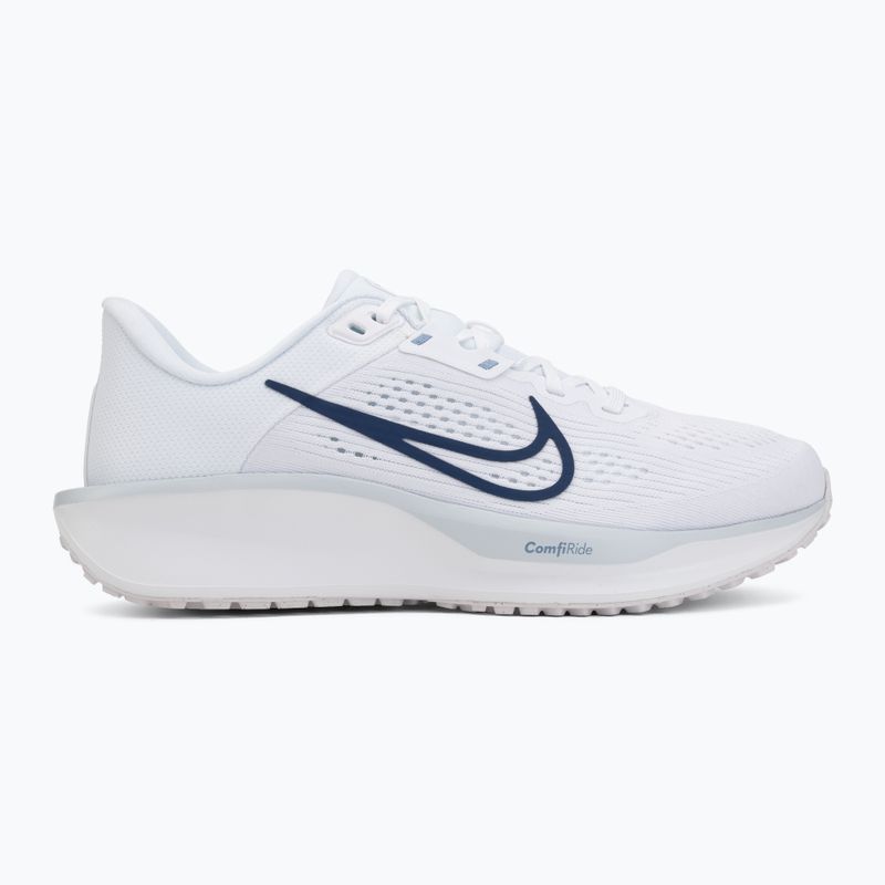 Кросівки для бігу жіночі Nike Quest 6 white/pearl pink/work blue/blue void 2