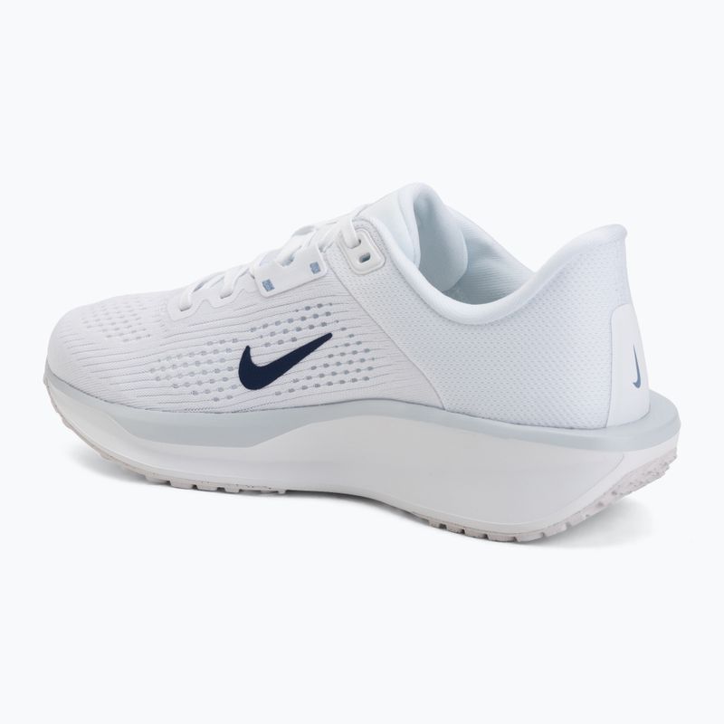 Кросівки для бігу жіночі Nike Quest 6 white/pearl pink/work blue/blue void 3
