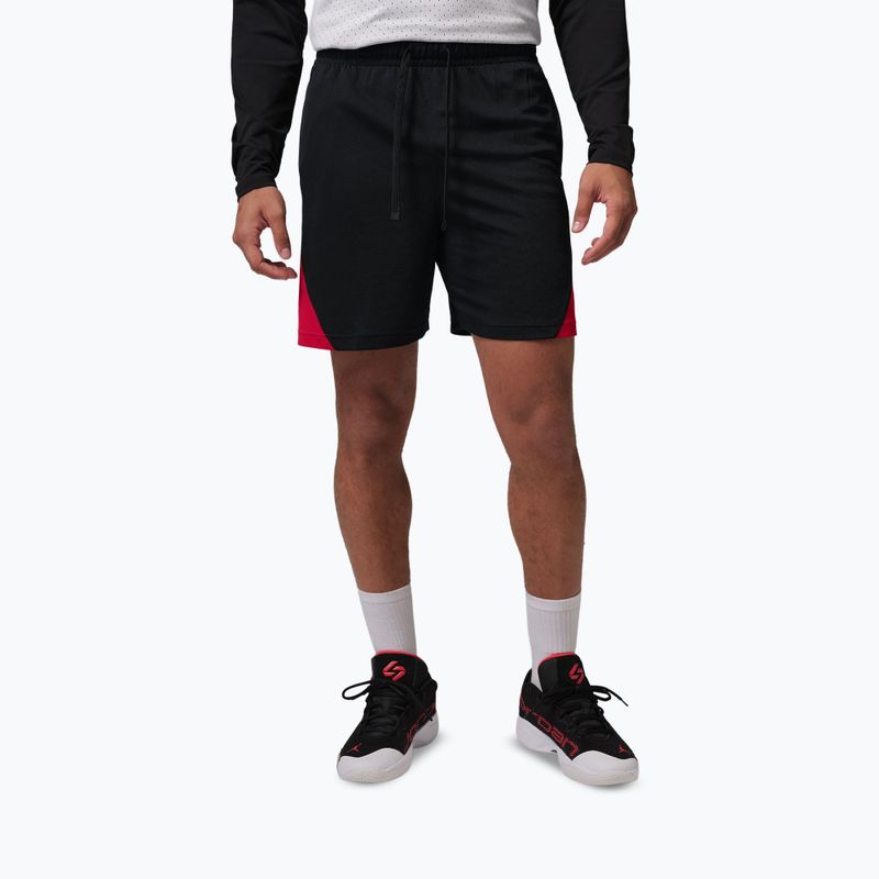 Шорти баскетбольні чоловічі Nike Jordan Sport Dri-Fit black/gym red/white 4