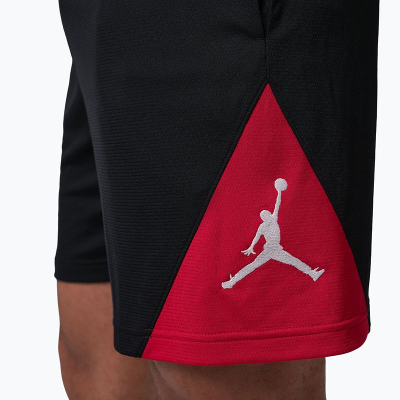 Шорти баскетбольні чоловічі  Jordan Sport Dri-Fit black/gym red/white 6