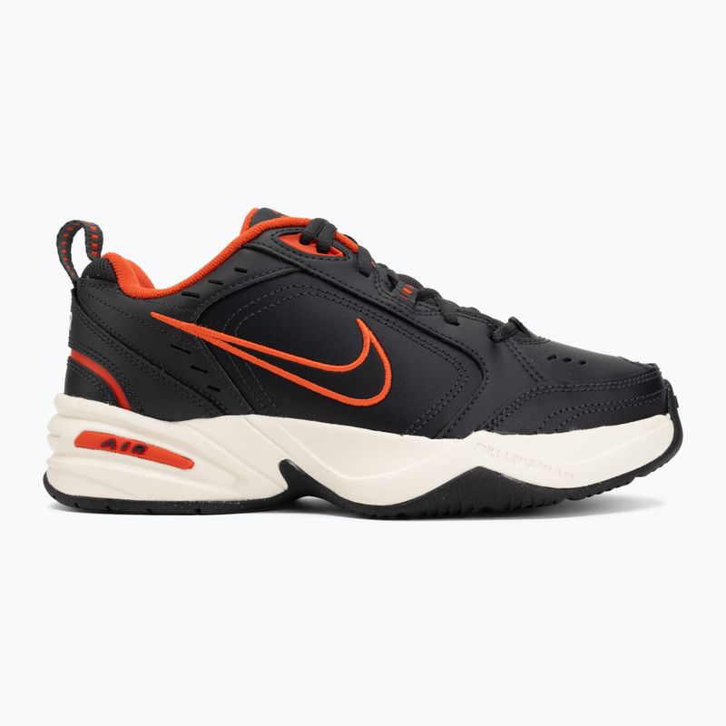 Кросівки для тренувань чоловічі Nike Air Monarch IV dark smoke grey/picante red/black 2