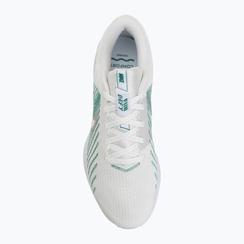 Кросівки для бігу жіночі Nike Run Defy summit white/white/metallic silver 5