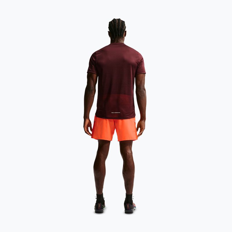 Шорти для бігу чоловічі Nike Miler Dri-Fit Brief Lined7" total orange 3