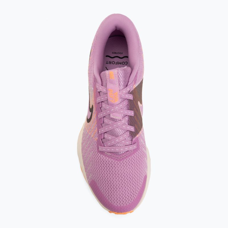 Кросівки для бігу жіночі Nike Run Defy light magenta/chalk/orange pulse/black 5