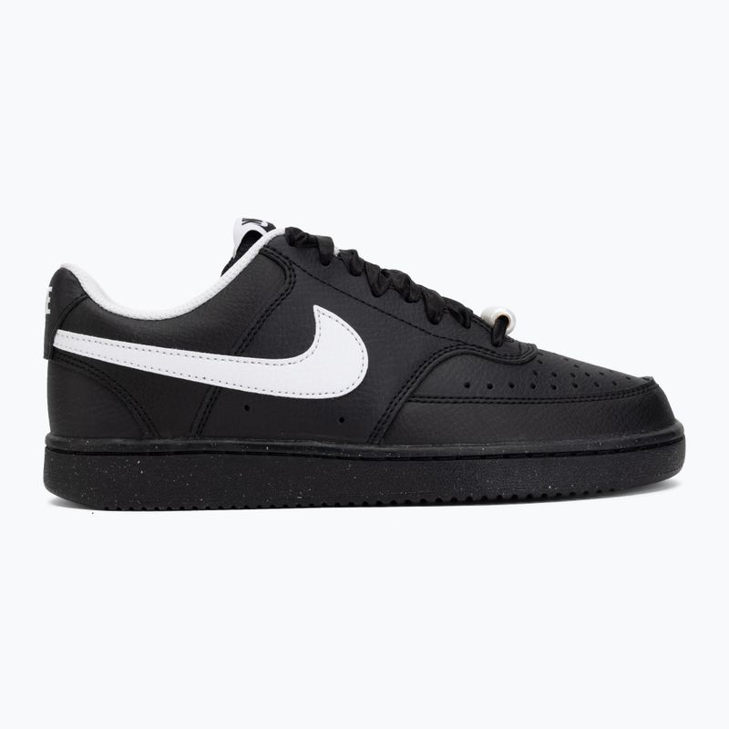 Взуття жіноче Nike Court Vision Low black/white 2