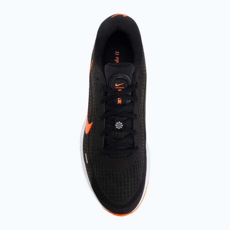 Кросівки для бігу чоловічі Nike Journey Run black/anthracite/wolf grey/total orange 5