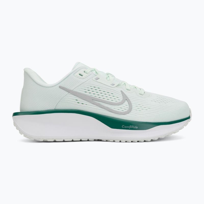 Кросівки для бігу жіночі Nike Quest 6 barely green/white/metallic silver 2