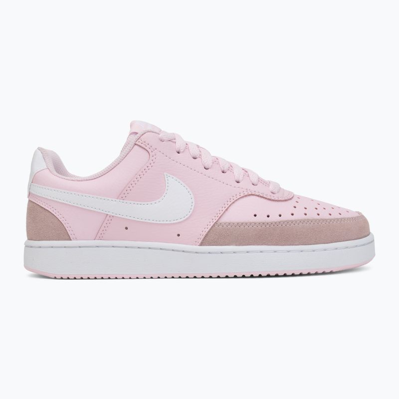 Взуття жіноче Nike Court Vision Low Suede pink foam/white 2