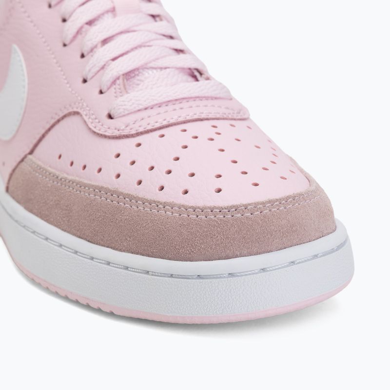 Взуття жіноче Nike Court Vision Low Suede pink foam/white 7
