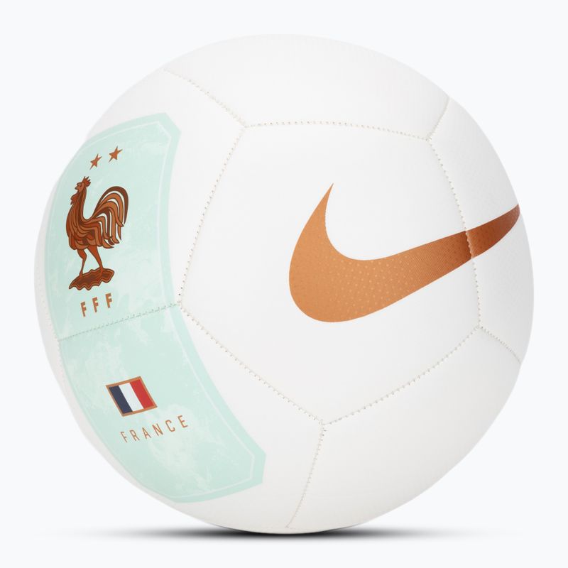 М'яч футбольний Nike Pitch France white size 5 2