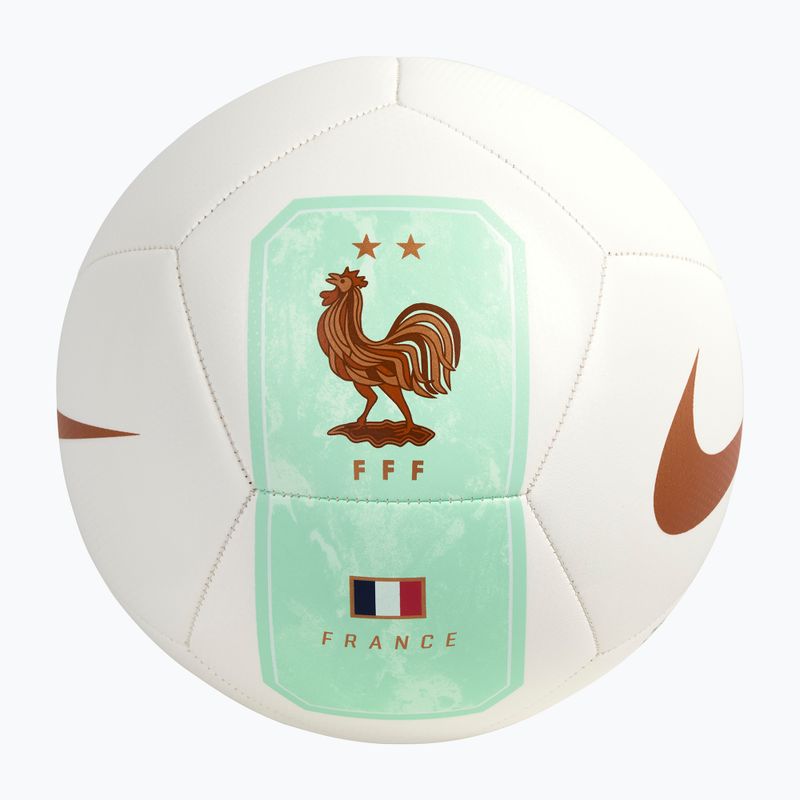М'яч футбольний Nike Pitch France white size 5 2
