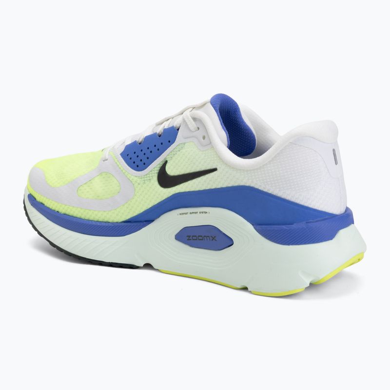 Кросівки для бігу чоловічі Nike Structure Plus white/volt ice/barely green/black spruce 3