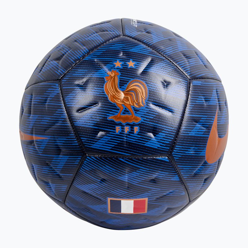 М'яч футбольний Nike Academy France blackened blue/game royal size 5 2