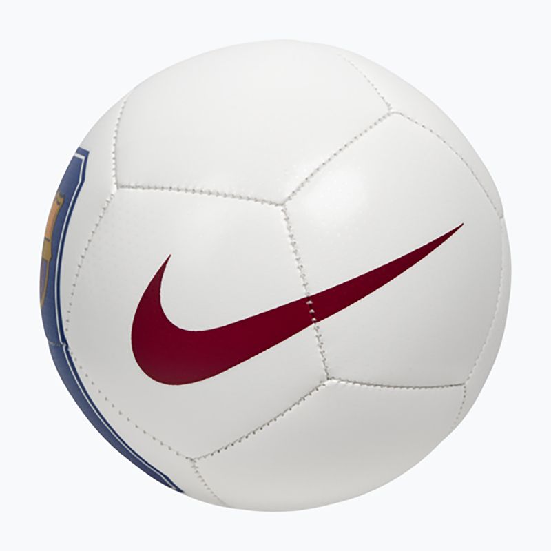 М'яч для міні-футболу Nike Skills FC Barcelona white/cardinal red size 1