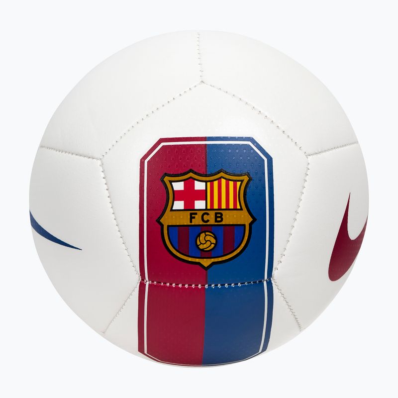 М'яч для міні-футболу Nike Skills FC Barcelona white/cardinal red size 1 2