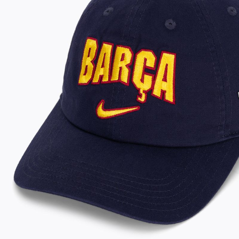 Кепка дитяча Nike FC Barcelona Club Cotton blackened blue 3
