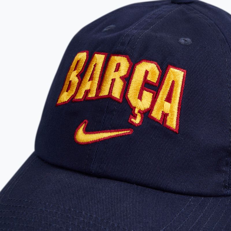Кепка дитяча Nike FC Barcelona Club Cotton blackened blue 4