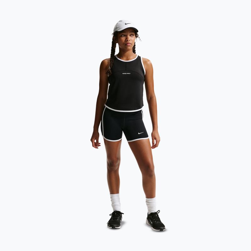 Шорти дитячі Nike Pro Dri-Fit 3" black/white 2