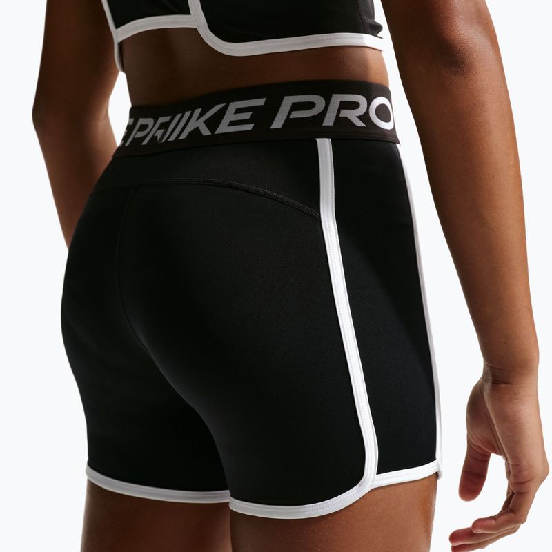 Шорти дитячі Nike Pro Dri-Fit 3" black/white 4