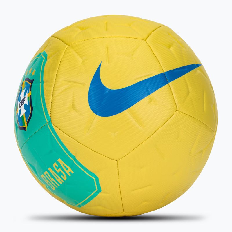М'яч футбольний Nike Academy Brazil canary/light mint size 5 2