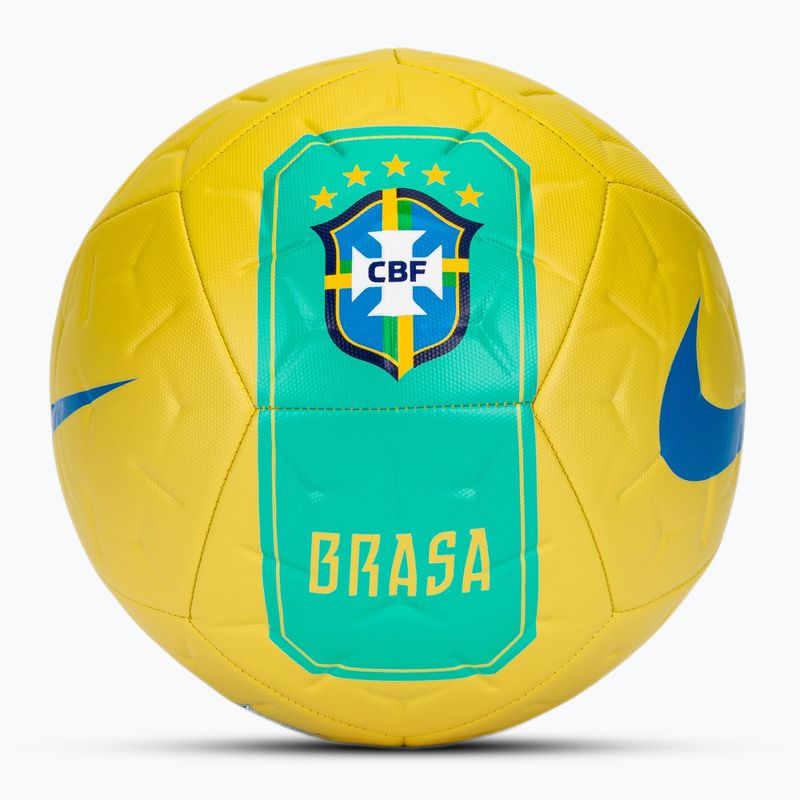 М'яч футбольний Nike Academy Brazil canary/light mint size 5 3