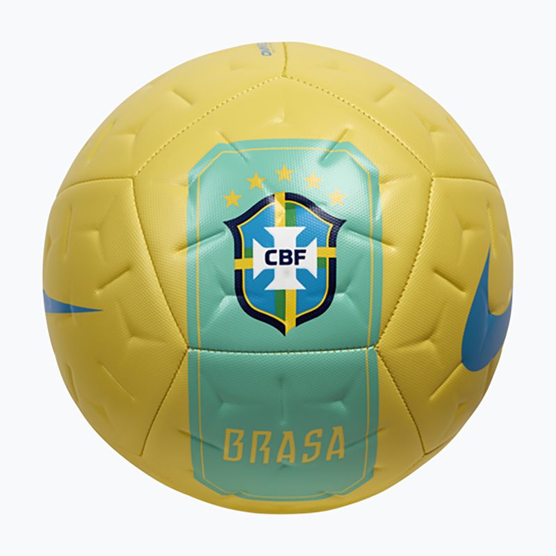 М'яч футбольний Nike Academy Brazil canary/light mint size 5 2