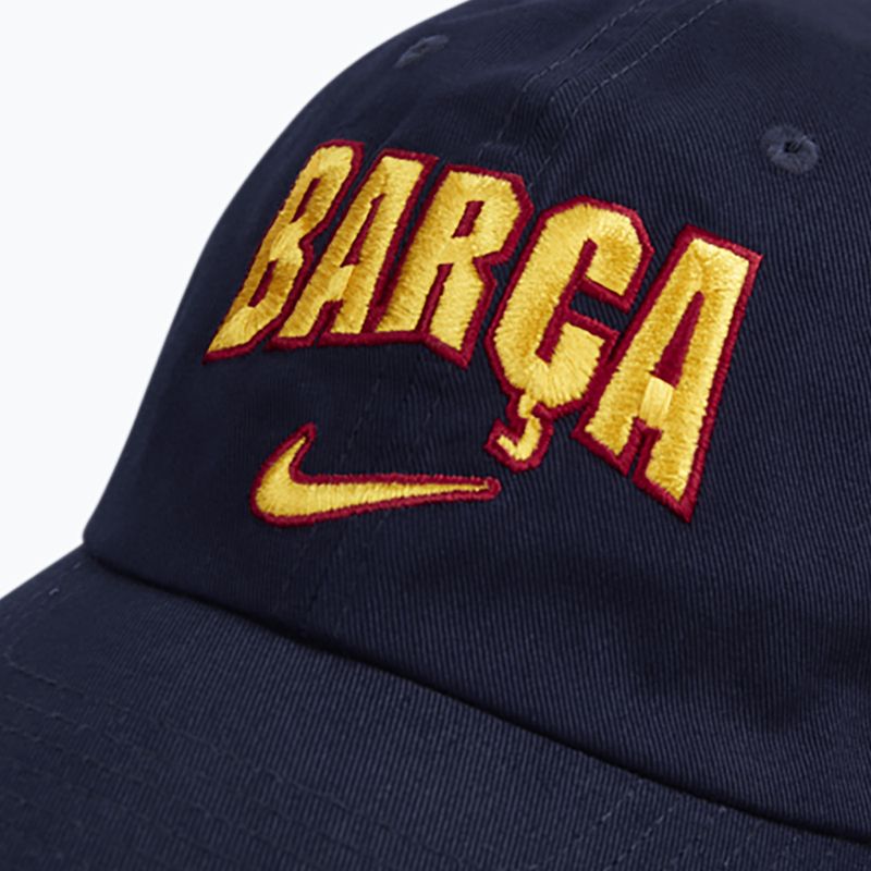 Кепка Nike FC Barcelona Club Cotton blackened blue 4