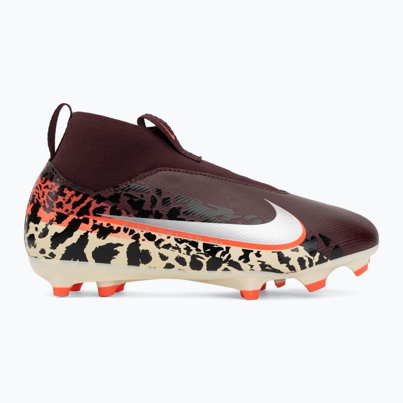 Футбольне взуття дитяче Nike United Jr. Mercurial Superfly 10 Academy MG burgundy crush/metallic silver 2
