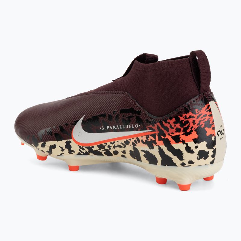 Футбольне взуття дитяче Nike United Jr. Mercurial Superfly 10 Academy MG burgundy crush/metallic silver 3
