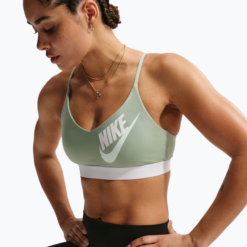 Бюстгальтер для тренувань Nike Indy Light Support steam/white/barely green 5