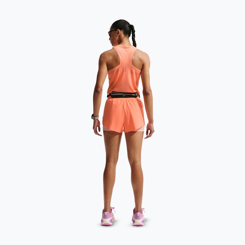 Шорти для бігу жіночі Nike Swift Mid-Rise 2in1 orange pulse 3
