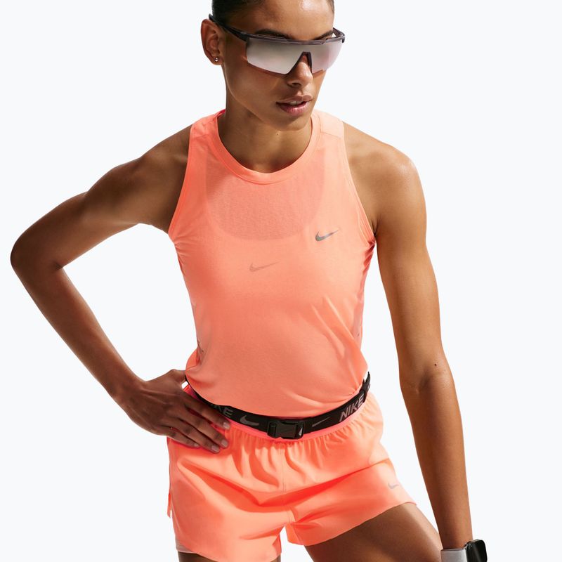 Футболка для бігу жіноча Nike Swift Breathe Dri-Fit orange pulse/photon dust 6