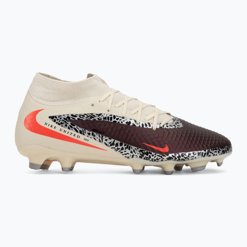 Кросівки футбольні чоловічі Nike United Phantom 6 High Academy MG burgundy crush/fossil/university red 2