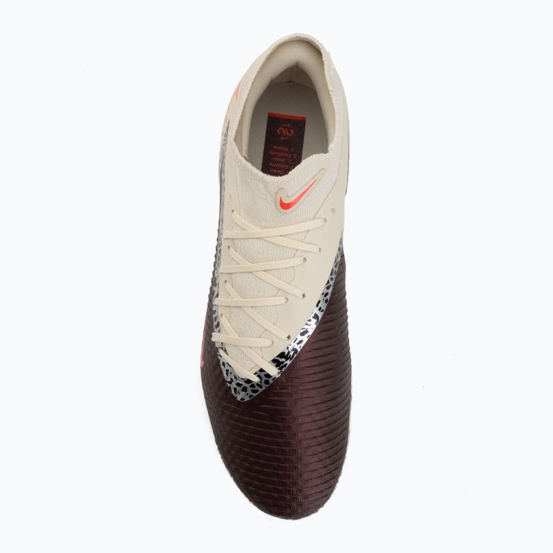 Кросівки футбольні чоловічі Nike United Phantom 6 High Academy MG burgundy crush/fossil/university red 5