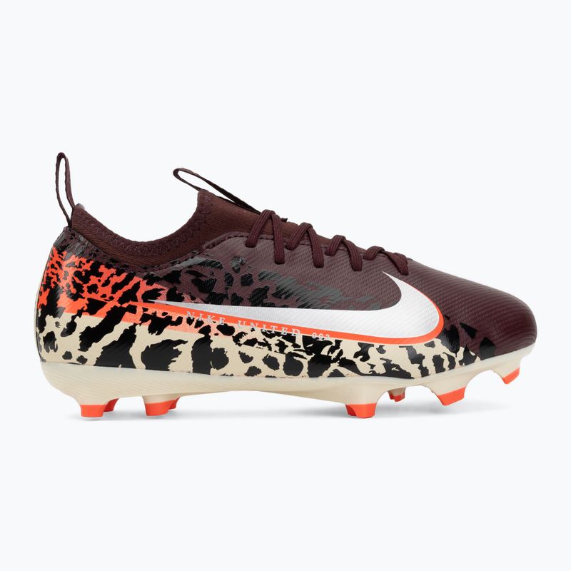 Футбольне взуття дитяче Nike United Jr. Mercurial Vapor 16 Academy MG burgundy crush/metallic silver 2