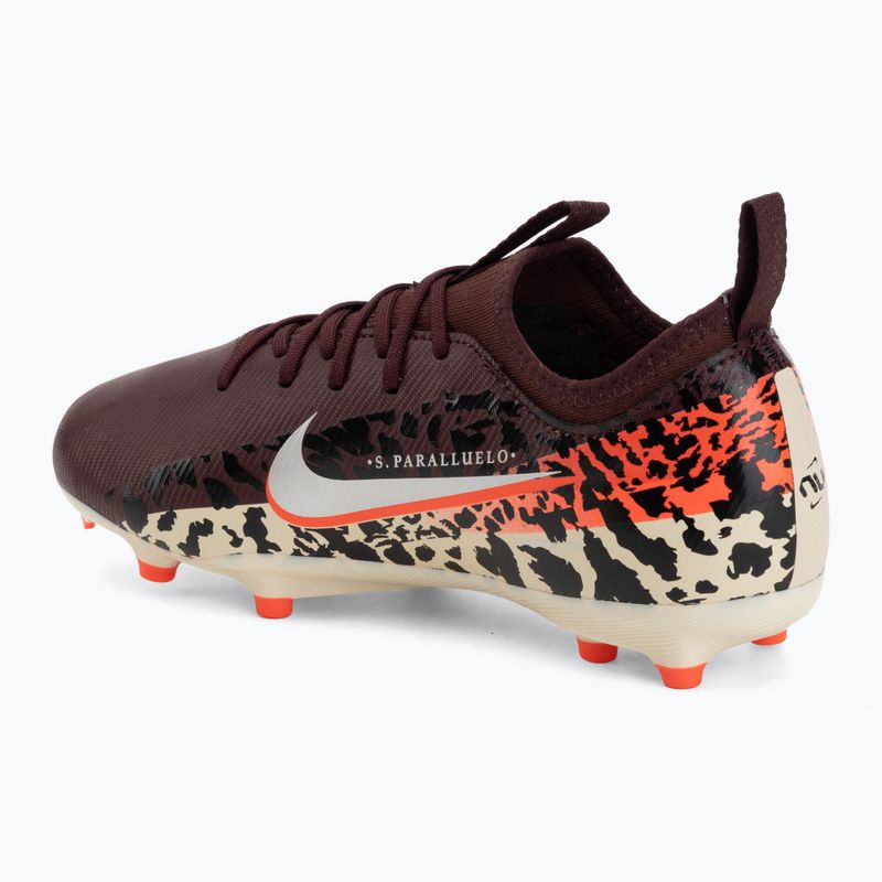 Футбольне взуття дитяче Nike United Jr. Mercurial Vapor 16 Academy MG burgundy crush/metallic silver 3