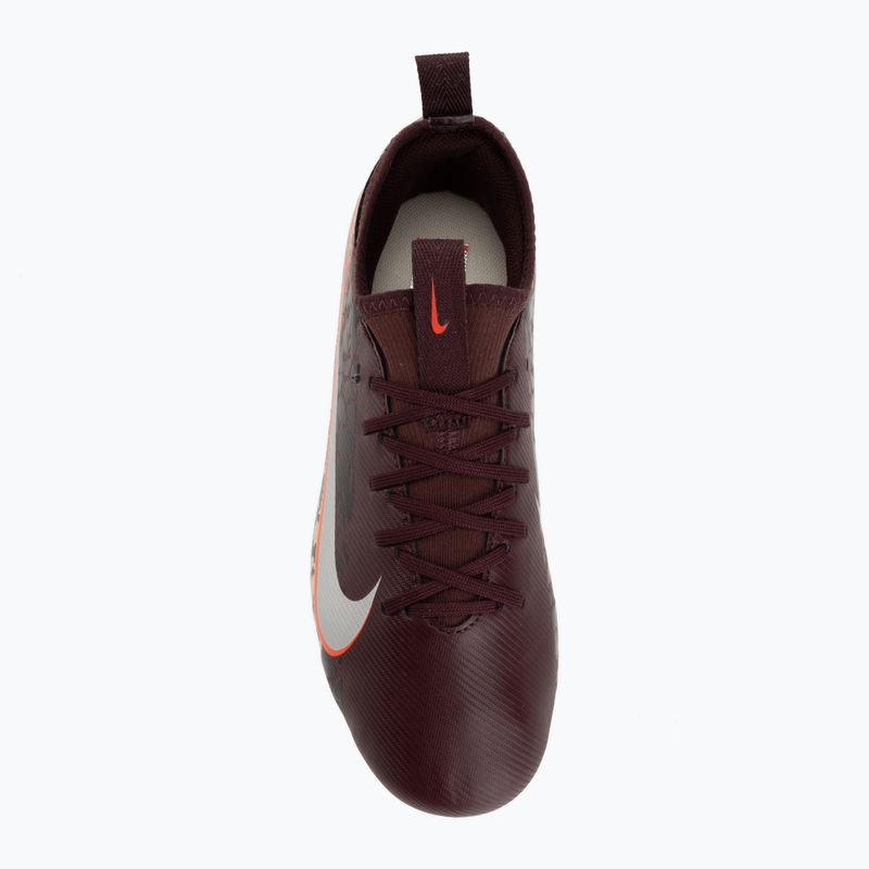 Футбольне взуття дитяче Nike United Jr. Mercurial Vapor 16 Academy MG burgundy crush/metallic silver 5